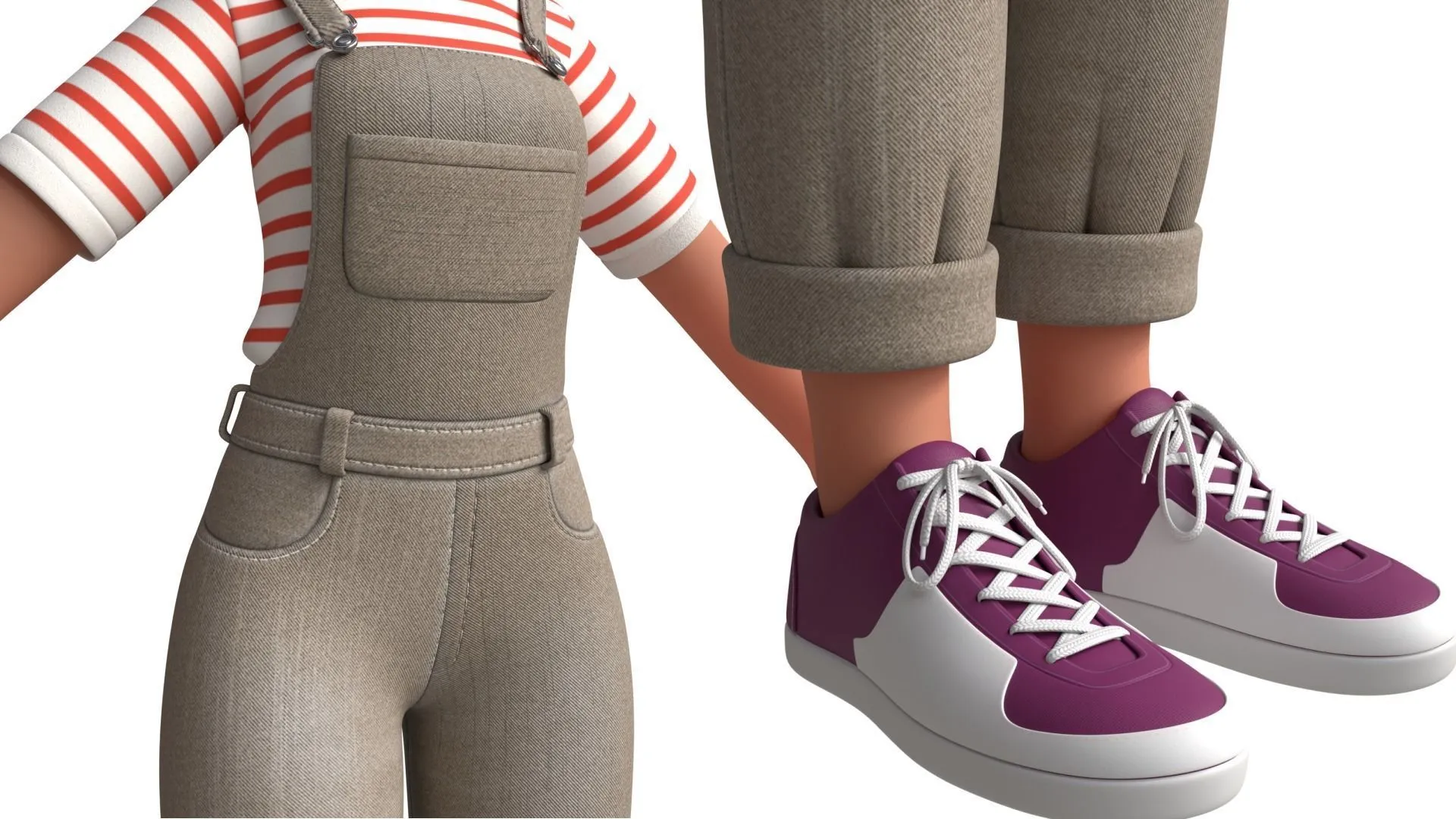 Designer Girl Woman professional render